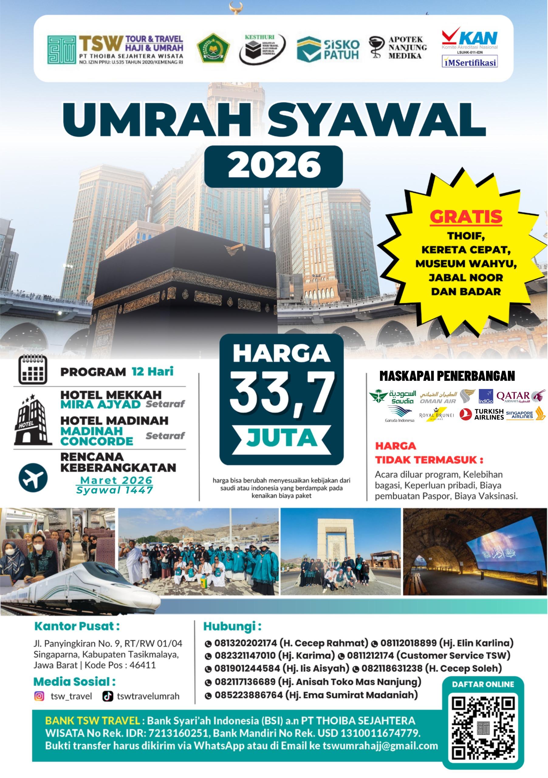 Umrah Spesial Syawal 2026